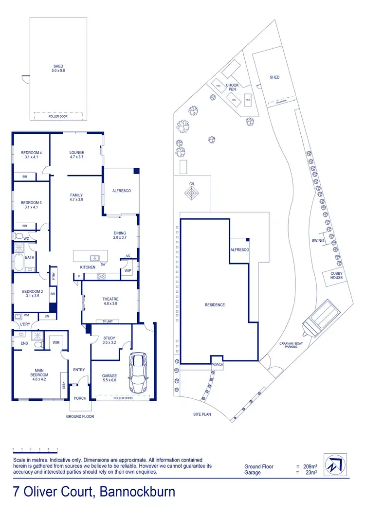 Floorplan of Homely house listing, 7 Oliver Court, Bannockburn VIC 3331