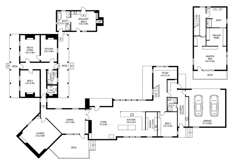 Floorplan of Homely rural property listing, 156 Woolmers Lane, Perth TAS 7300