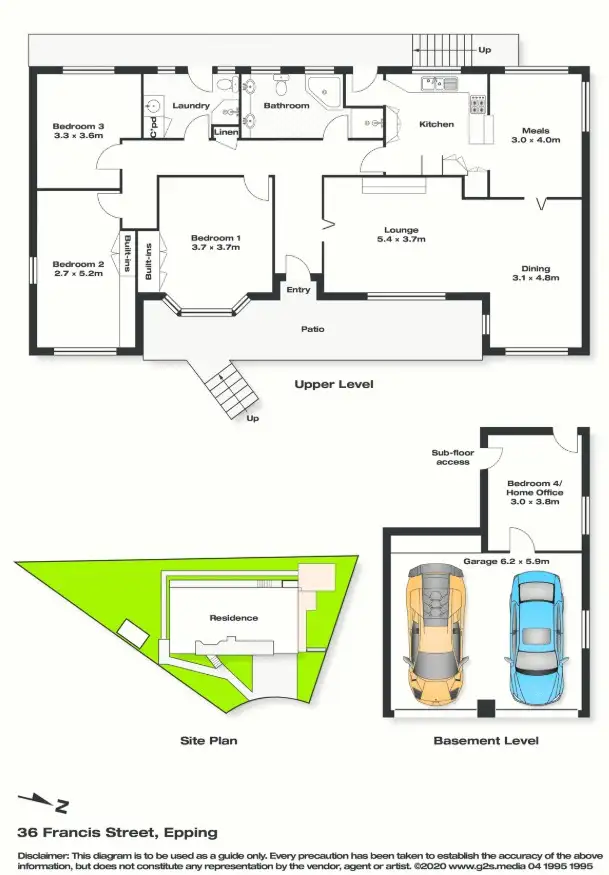 Floorplan of Homely house listing, 36 Francis Street, Epping NSW 2121