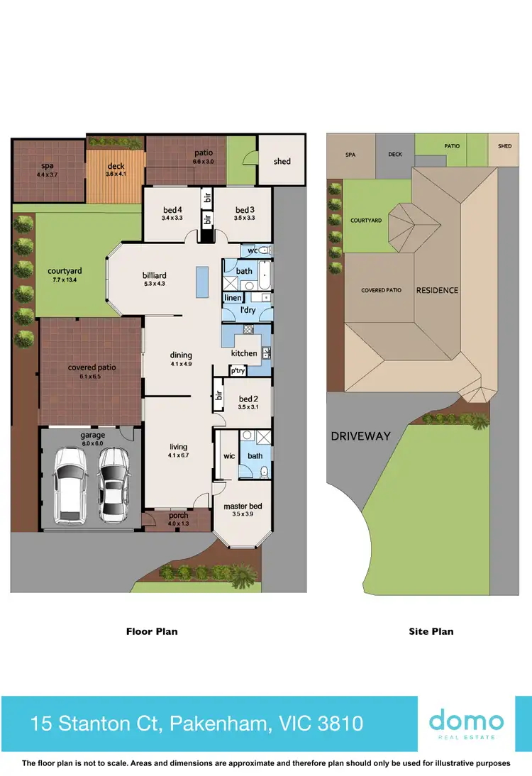 Floorplan of Homely house listing, 15 Stanton Court, Pakenham VIC 3810