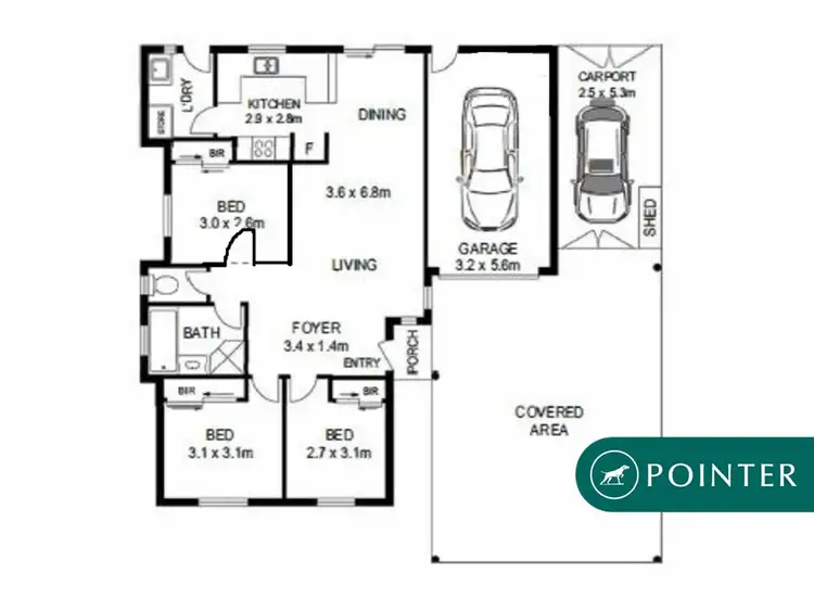 Floorplan of Homely house listing, 540A GEORGE STREET, South Windsor NSW 2756