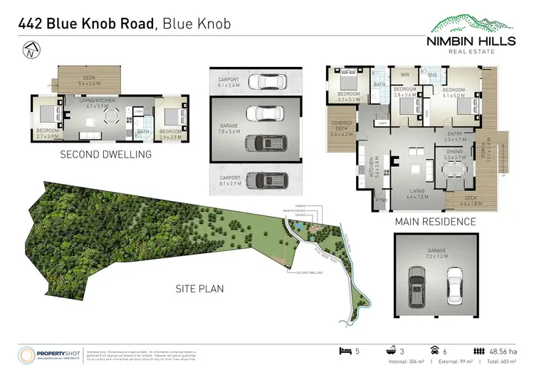 Floorplan of Homely rural property listing, 442 Blue Knob Road, Nimbin NSW 2480
