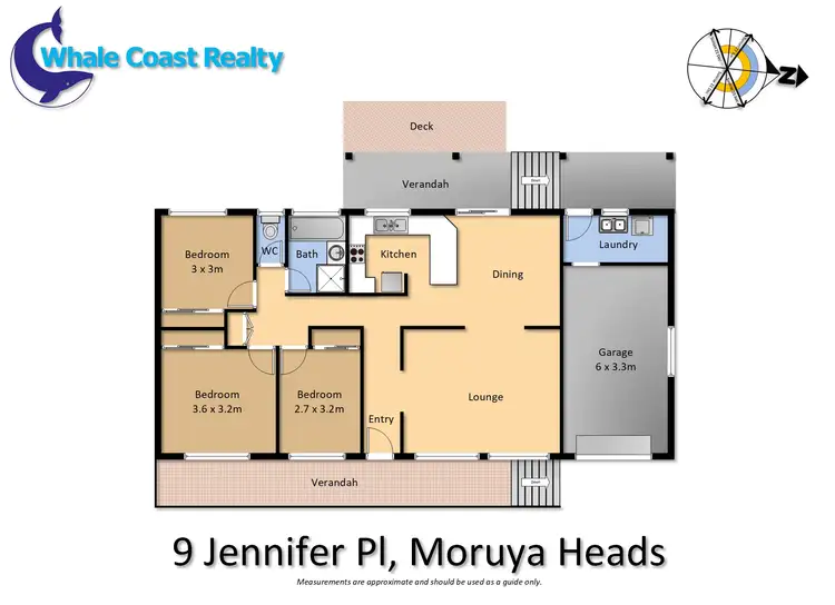Floorplan of Homely house listing, 9 Jennifer Place, Moruya Heads NSW 2537
