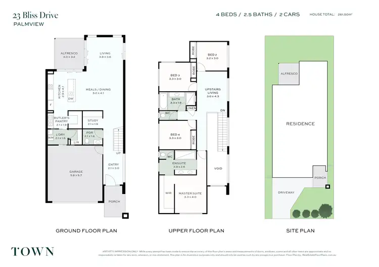 Floorplan of Homely house listing, 23 Bliss Drive, Palmview QLD 4553