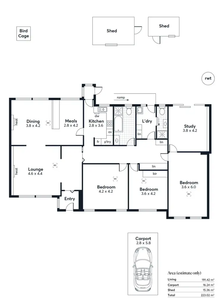 Floorplan of Homely house listing, 136 Seventh Avenue, Royston Park SA 5070