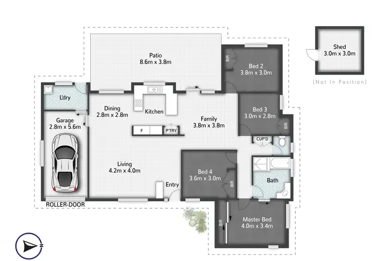 Floorplan of Homely house listing, 23 Westwood Drive, Hillcrest QLD 4118