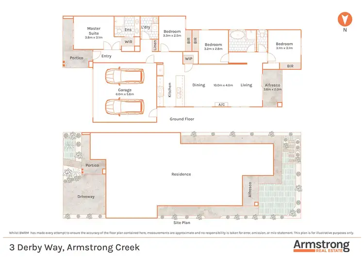 Floorplan of Homely house listing, 3 Derby Way, Armstrong Creek VIC 3217