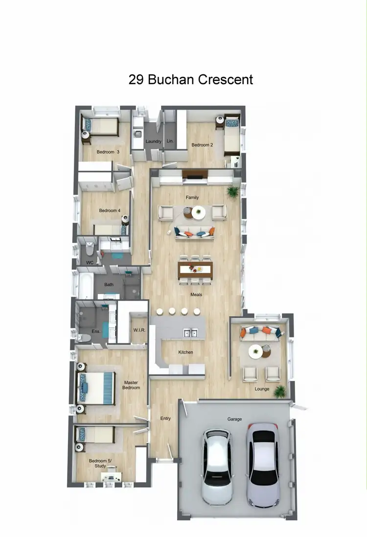 Floorplan of Homely house listing, 29 Buchan Crescent, Forde ACT 2914