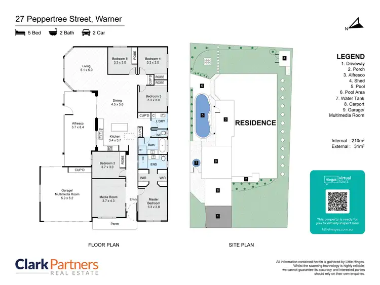 Floorplan of Homely house listing, 27 Peppertree Street, Warner QLD 4500