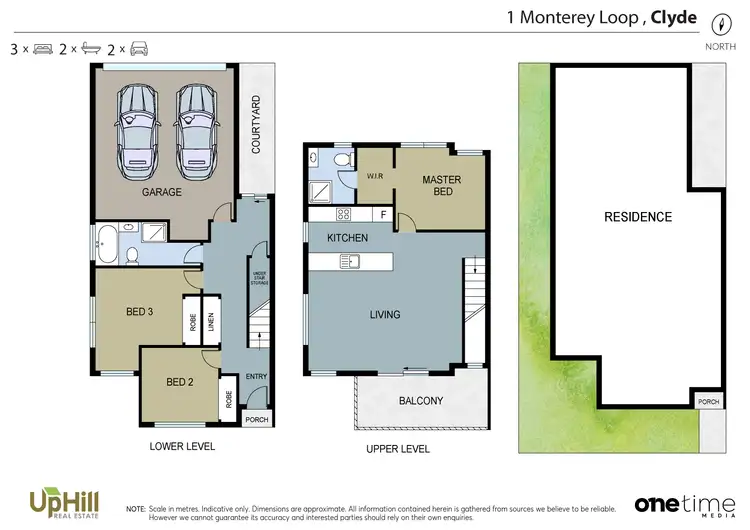 Floorplan of Homely house listing, 1 Monterey Loop, Clyde VIC 3978