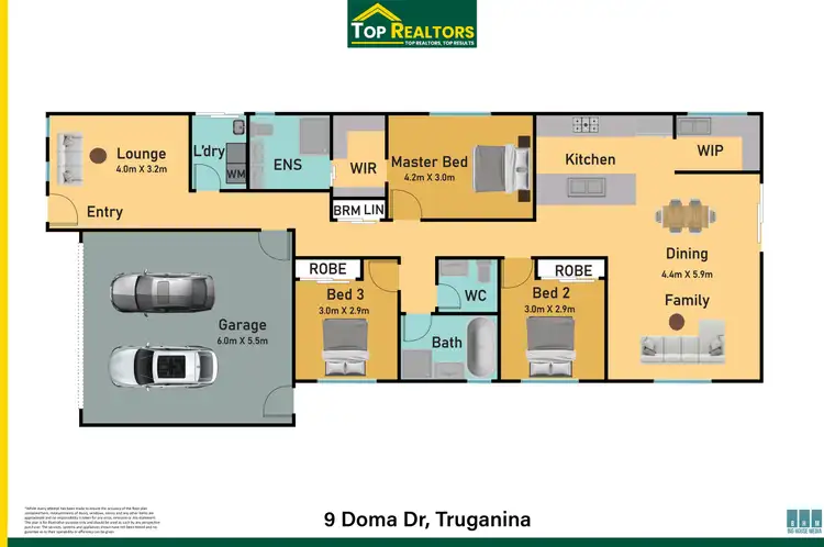 Floorplan of Homely house listing, 9 Doma Drive, Truganina VIC 3029