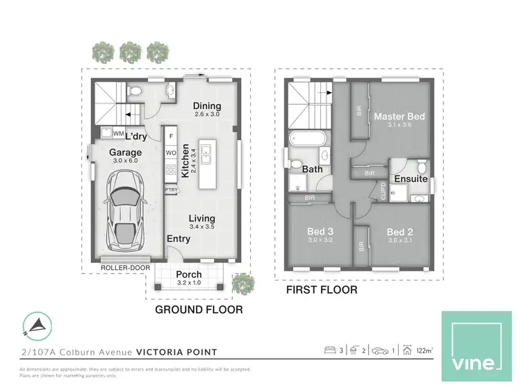 Floorplan of Homely house listing, 2/107A Colburn Avenue, Victoria Point QLD 4165