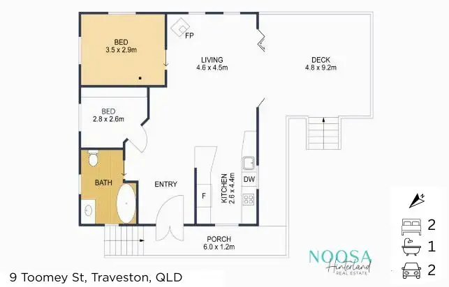 Floorplan of Homely house listing, 9 Toomey Street, Traveston QLD 4570
