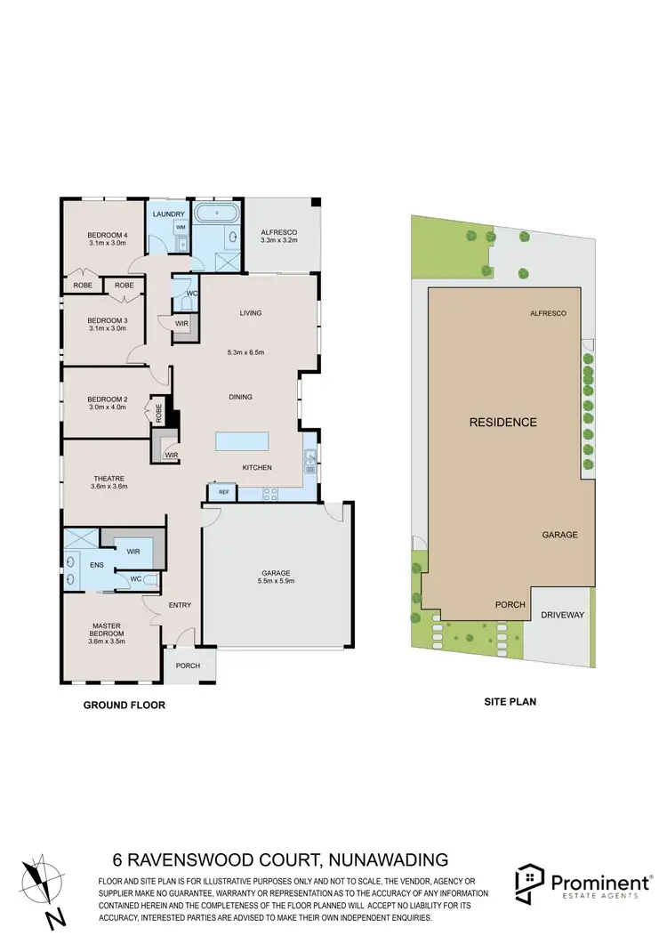 Floorplan of Homely house listing, 6 Ravenswood Avenue, Clyde VIC 3978
