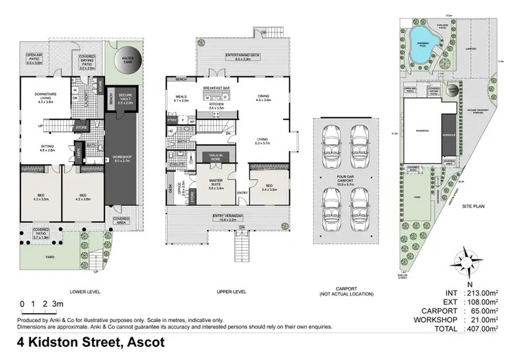 Floorplan of Homely house listing, 4 Kidston Street, Ascot QLD 4007