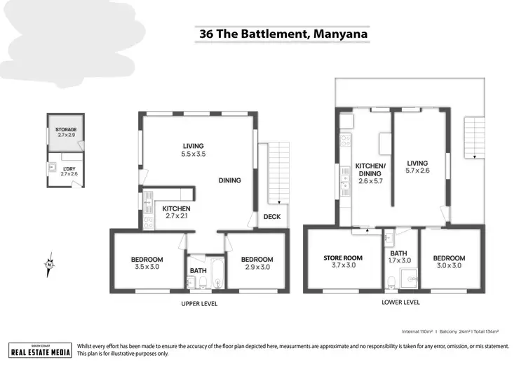 Floorplan of Homely house listing, 36 The Battlement, Manyana NSW 2539