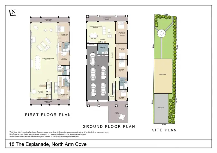 Floorplan of Homely house listing, 18 The Esplanade, North Arm Cove NSW 2324