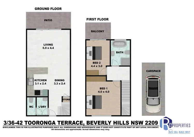 Floorplan of Homely apartment listing, 3/36 - 42 Tooronga Terrace, Beverly Hills NSW 2209