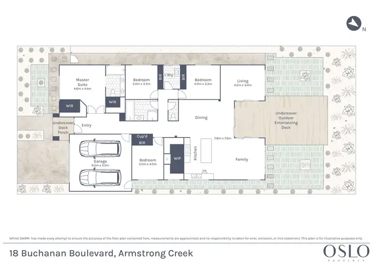 Floorplan of Homely house listing, 18 Buchanan Boulevard, Armstrong Creek VIC 3217