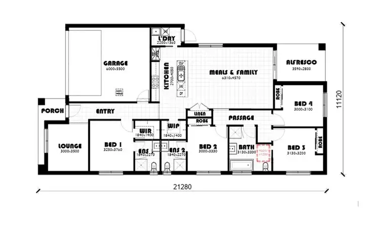 Floorplan of Homely house listing, 11 Arianna Street, Wyndham Vale VIC 3024