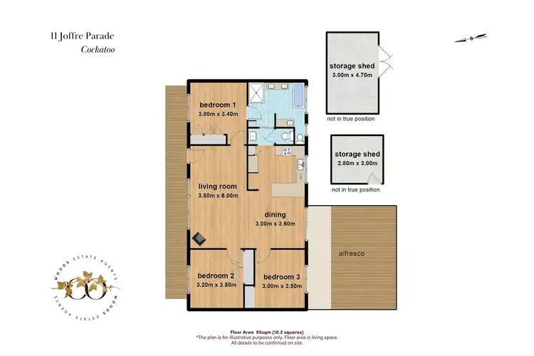 Floorplan of Homely house listing, 11 Joffre Parade, Cockatoo VIC 3781