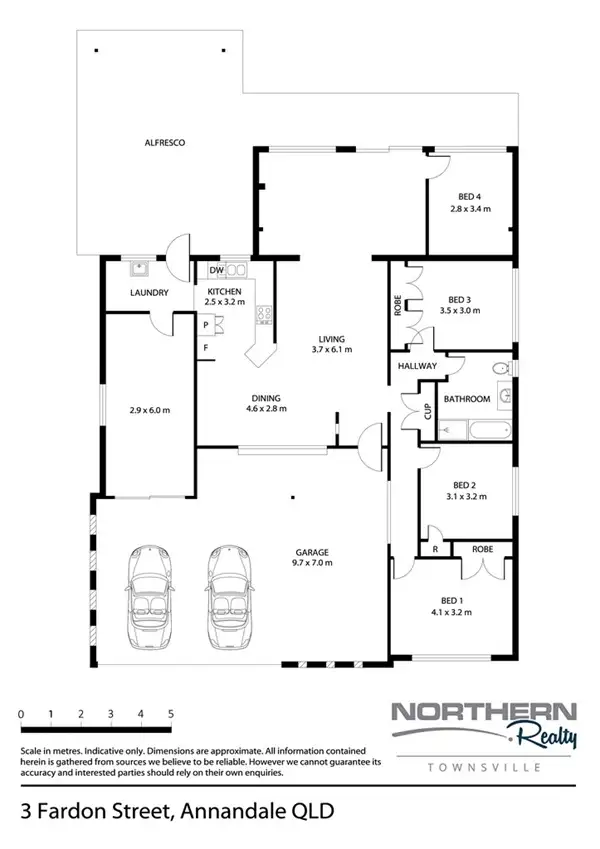 Floorplan of Homely house listing, 3 Fardon Street, Annandale QLD 4814