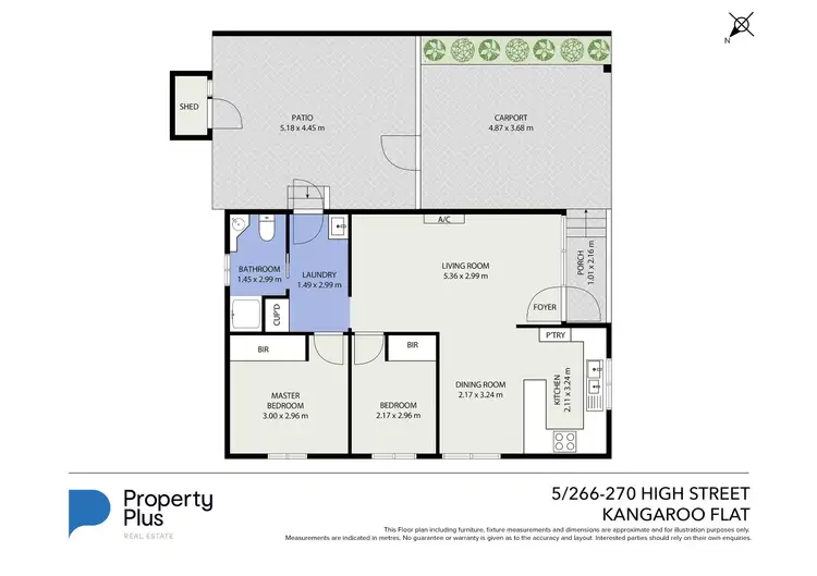 Floorplan of Homely retirement listing, 5/266-270 High Street, Kangaroo Flat VIC 3555
