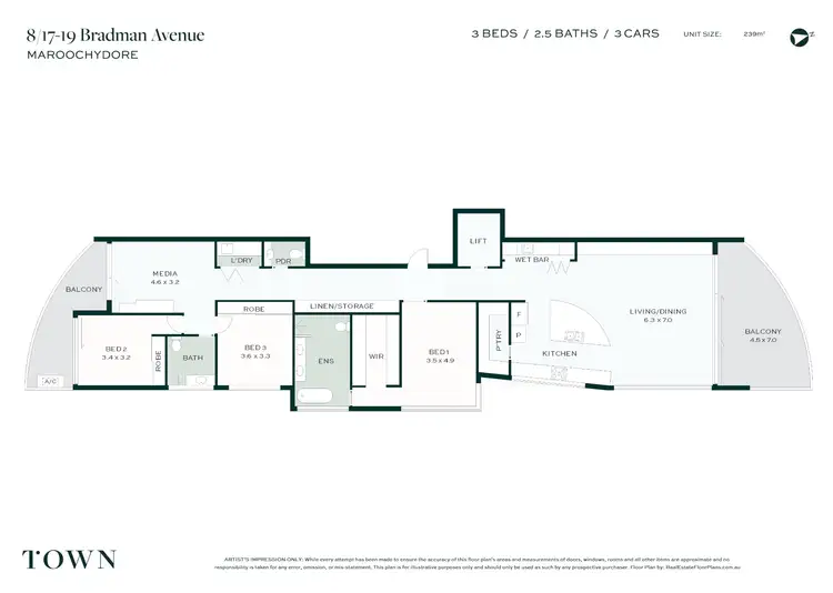 Floorplan of Homely unit listing, 8/17 Bradman Avenue, Maroochydore QLD 4558