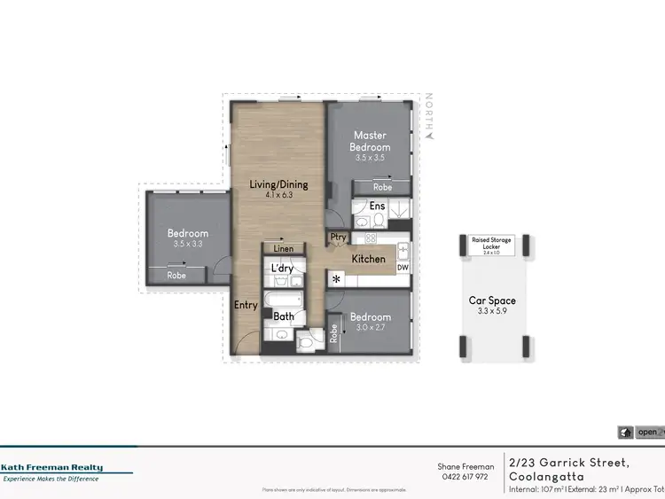 Floorplan of Homely apartment listing, 2/23 Garrick Street, Coolangatta QLD 4225