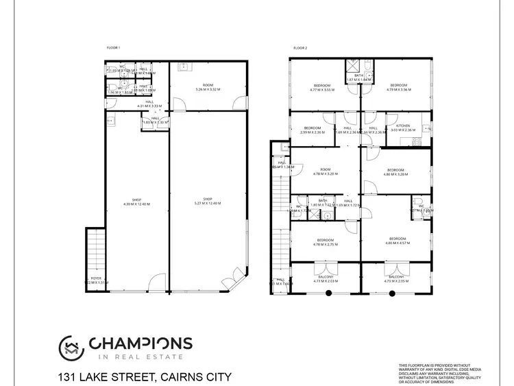 Floorplan of Homely block of units listing, 131 Lake Street, Cairns City QLD 4870