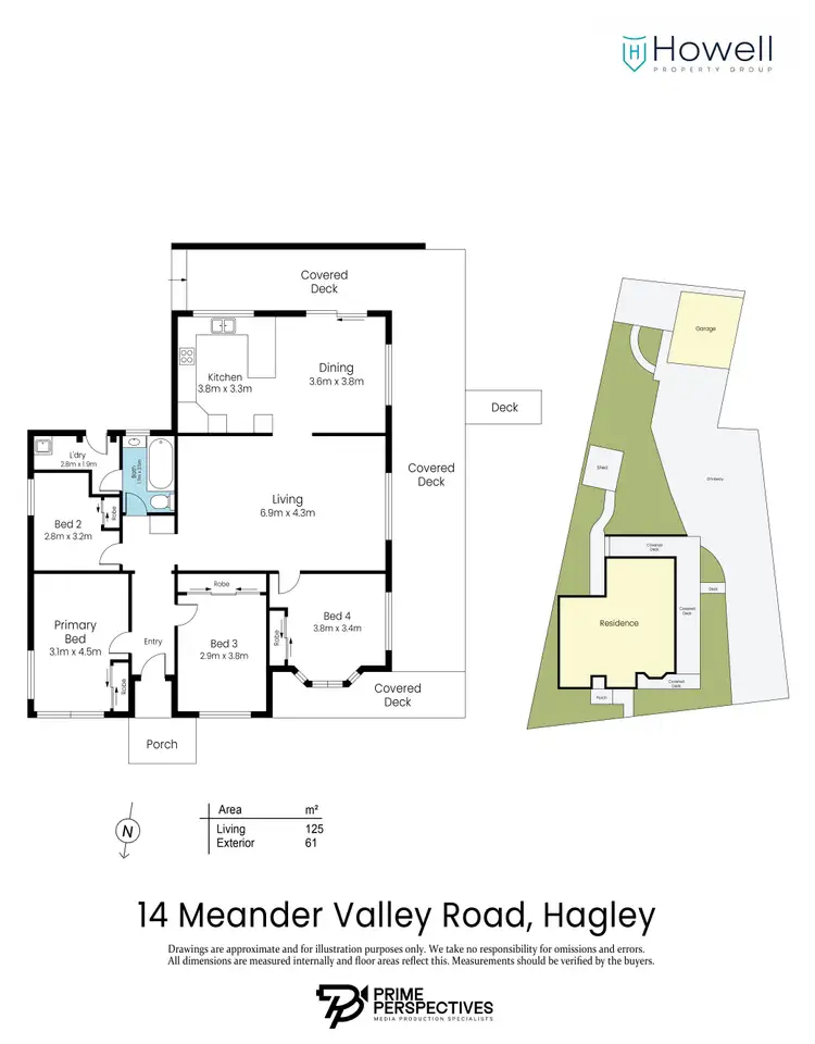 Floorplan of Homely house listing, 14 Meander Valley Road, Hagley TAS 7292