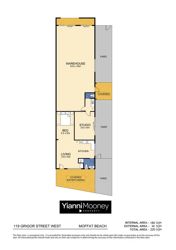Floorplan of Homely warehouse listing, 119 Grigor Street West, Moffat Beach QLD 4551