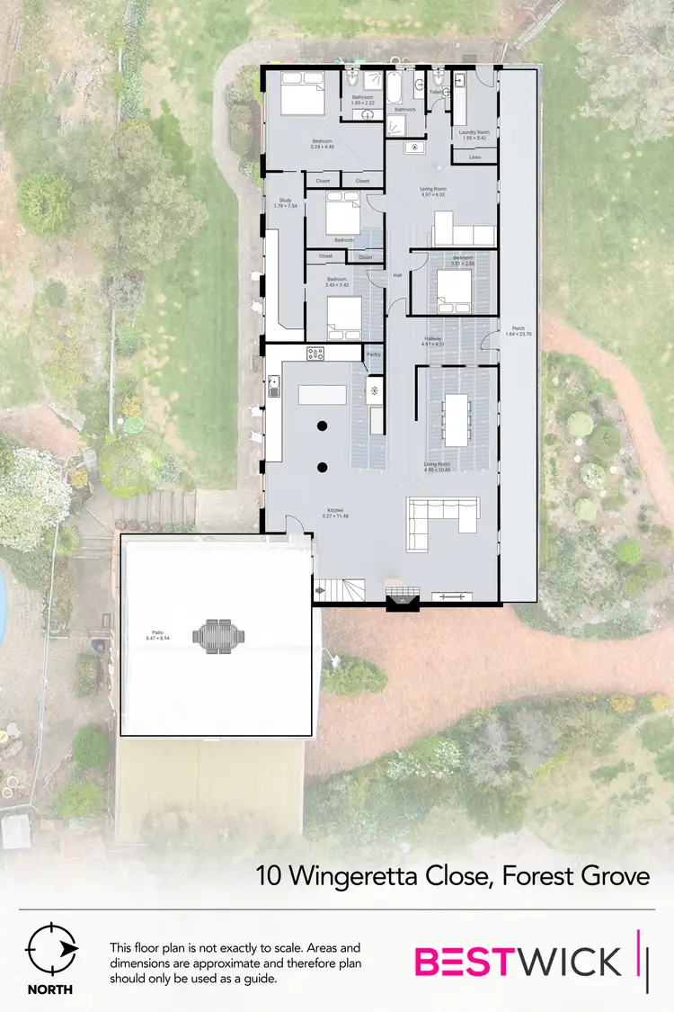 Floorplan of Homely house listing, 10 Wingeretta Close, Forest Grove NSW 2795
