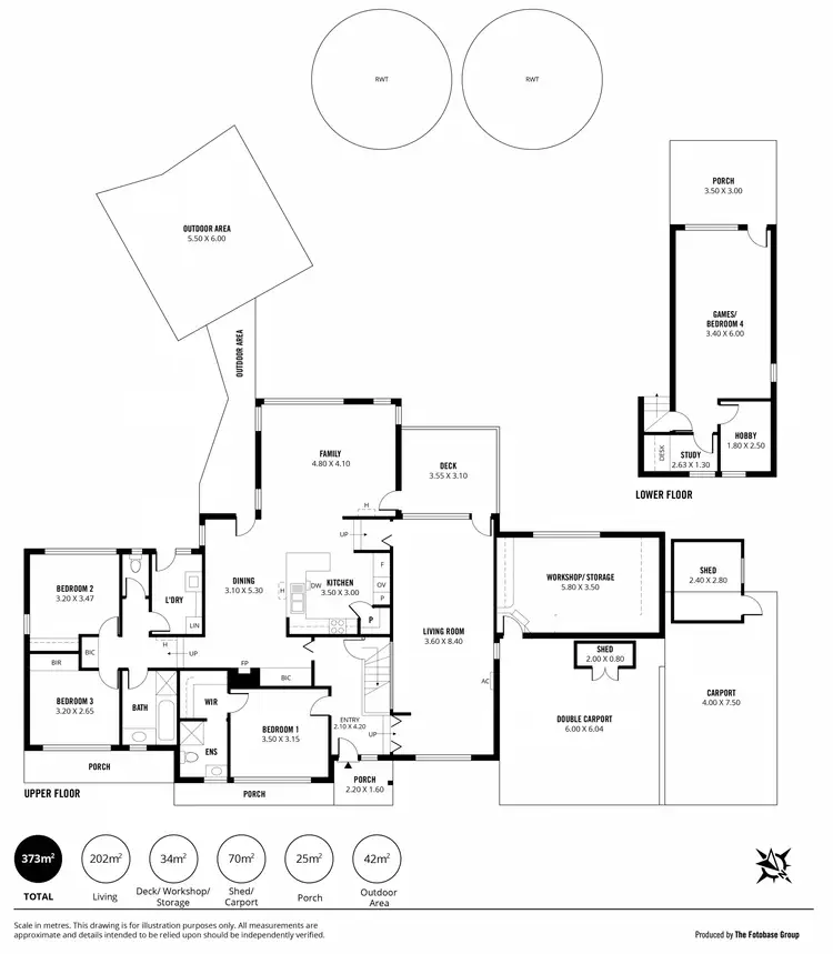 Floorplan of Homely house listing, 126 Yarrabee Road, Greenhill SA 5140