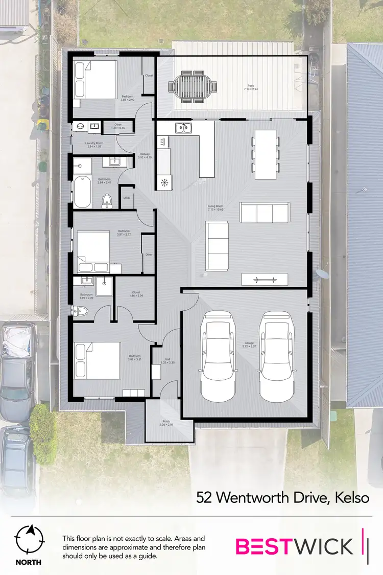 Floorplan of Homely house listing, 52 Wentworth Drive, Kelso NSW 2795