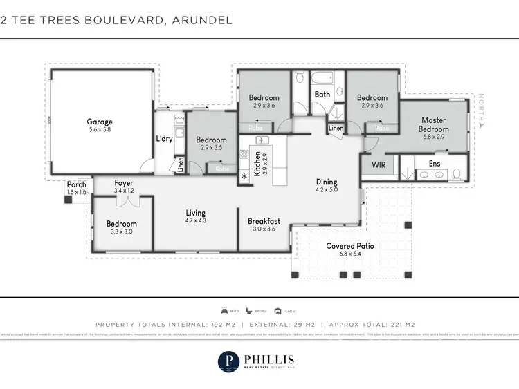 Floorplan of Homely house listing, 82 Tee Trees Boulevard, Arundel QLD 4214