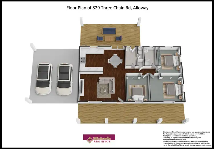 Floorplan of Homely house listing, 829 Three Chain Road, Alloway QLD 4670