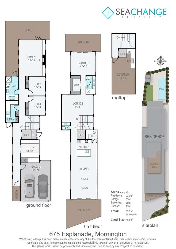 Floorplan of Homely house listing, 675 Esplanade, Mornington VIC 3931