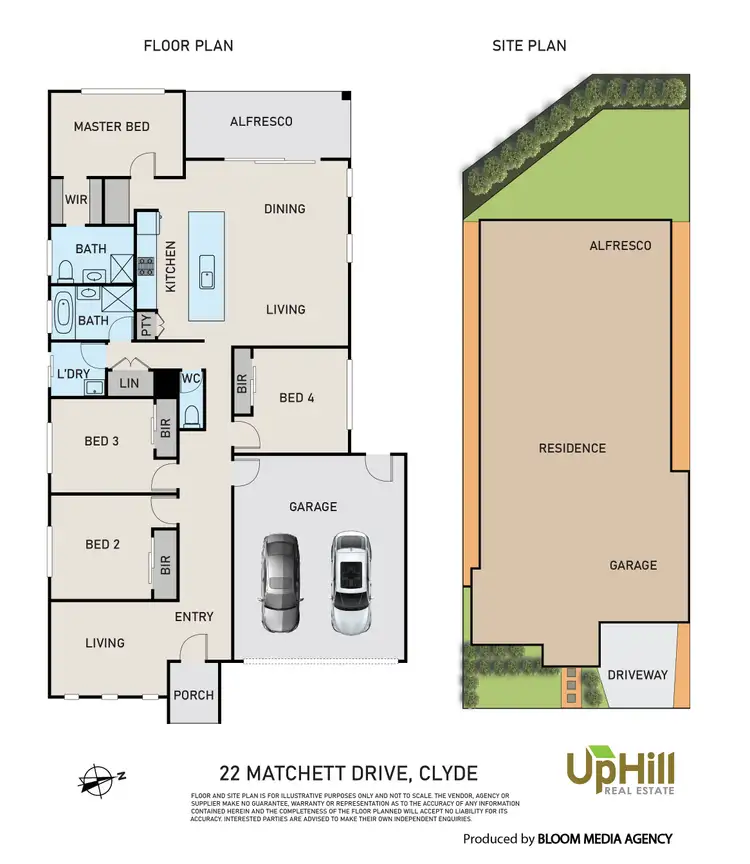 Floorplan of Homely house listing, 22 Matchett Drive, Clyde VIC 3978