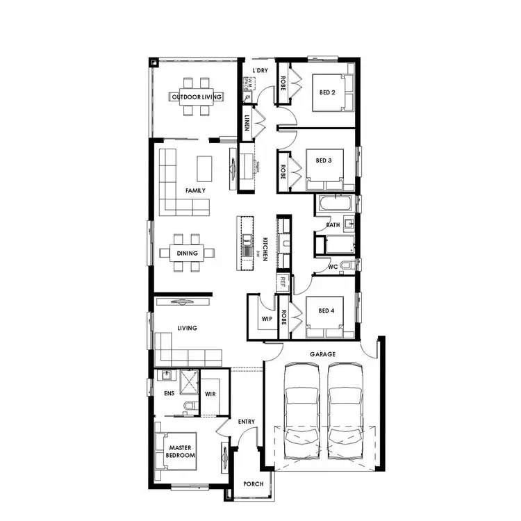 Floorplan of Homely house listing, Lot 2807 Banquet Drive, Tarneit VIC 3029