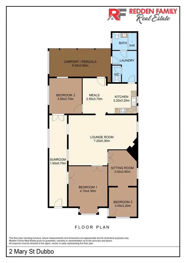 Floorplan of Homely house listing, 2 Mary Street, Dubbo NSW 2830