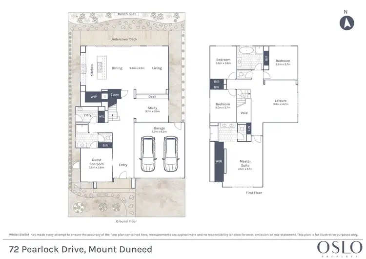 Floorplan of Homely house listing, 72 Pearlrock Drive, Mount Duneed VIC 3217