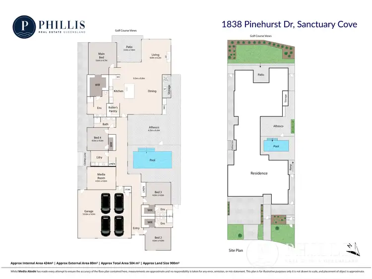 Floorplan of Homely house listing, 1838 Pinehurst Drive, Sanctuary Cove QLD 4212