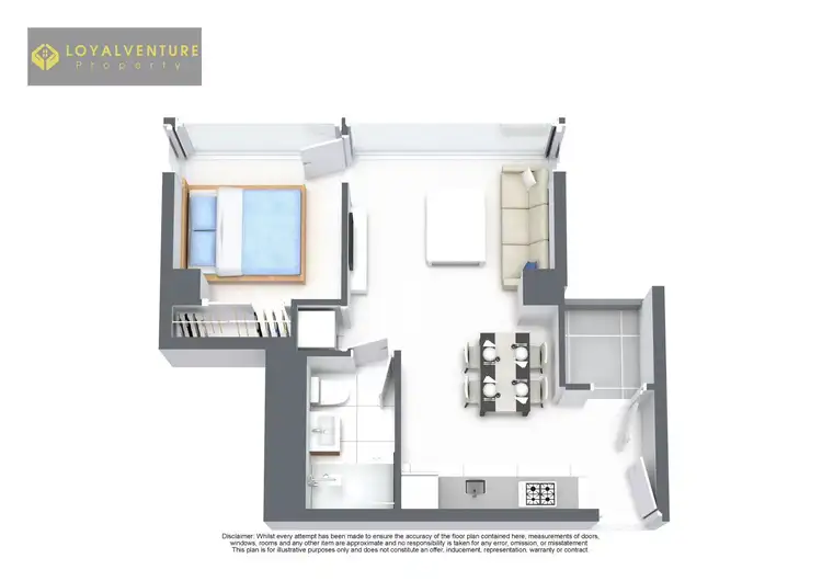 Floorplan of Homely apartment listing, 568 Collins Street, Melbourne VIC 3000