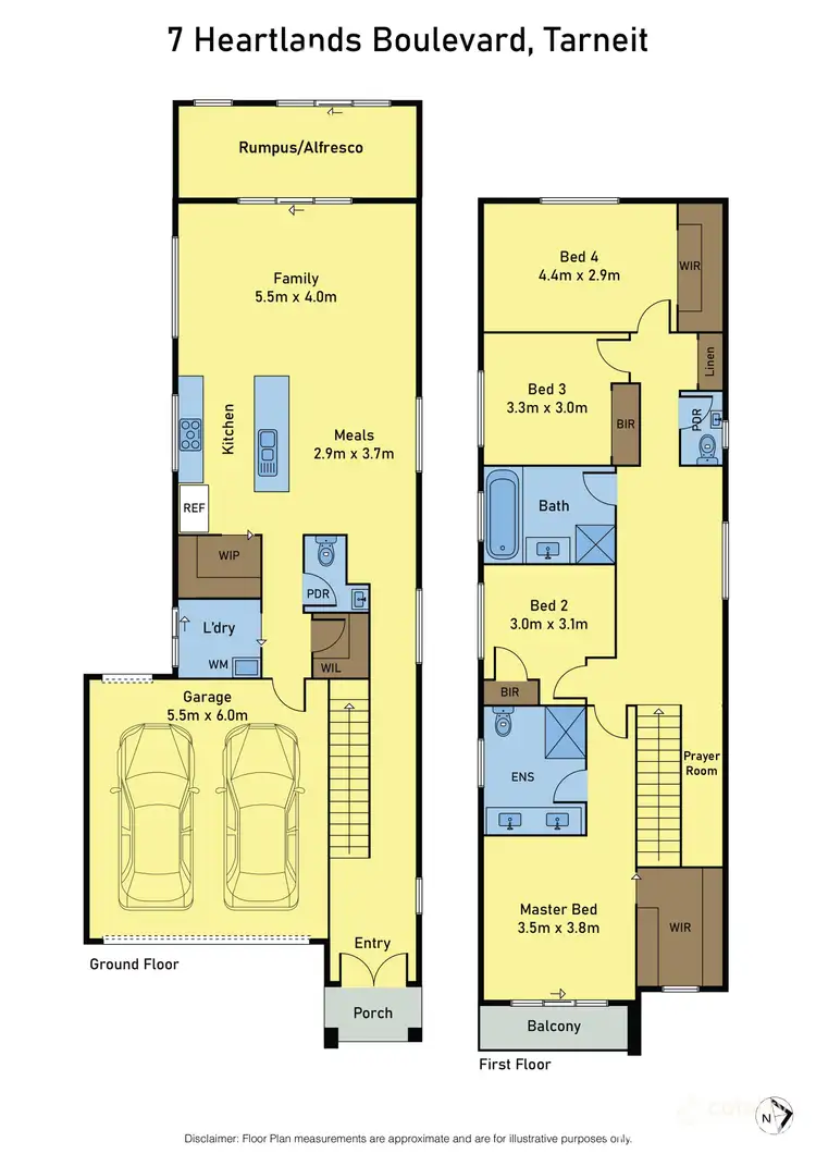 Floorplan of Homely house listing, 7 Heartlands Boulevard, Tarneit VIC 3029