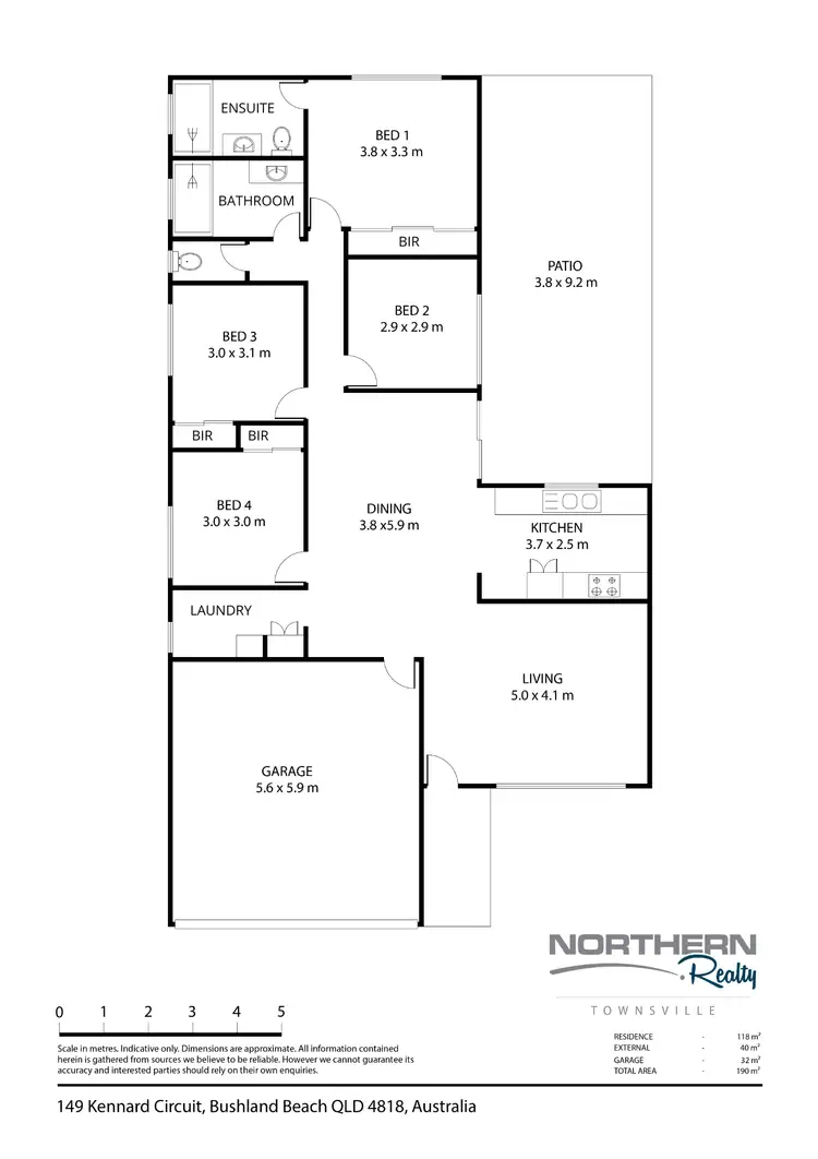 Floorplan of Homely house listing, 149 Kennard Circuit, Bushland Beach QLD 4818