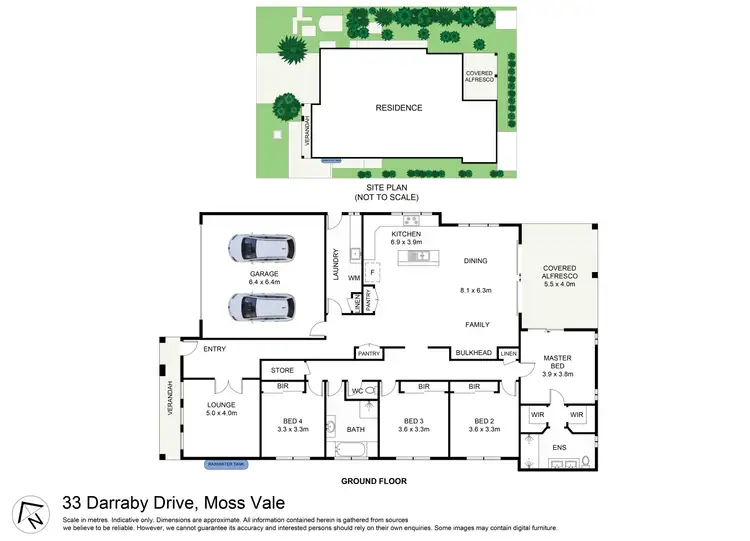 Floorplan of Homely house listing, 33 Darraby Drive, Moss Vale NSW 2577
