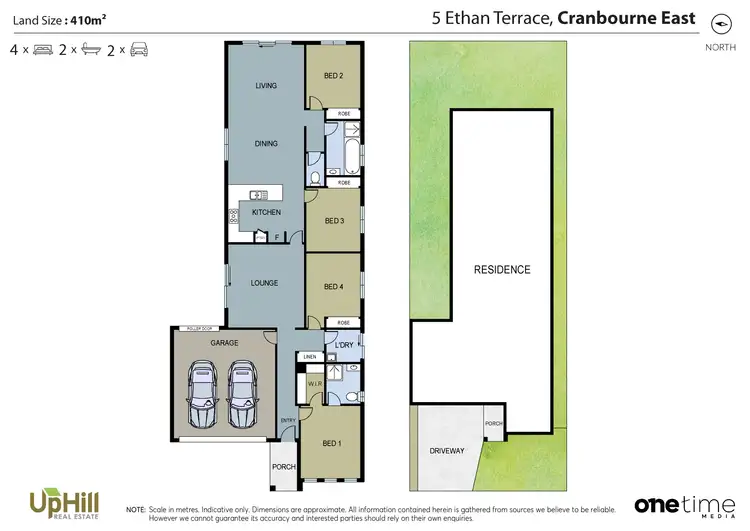 Floorplan of Homely house listing, 5 Ethan Terrace, Cranbourne East VIC 3977