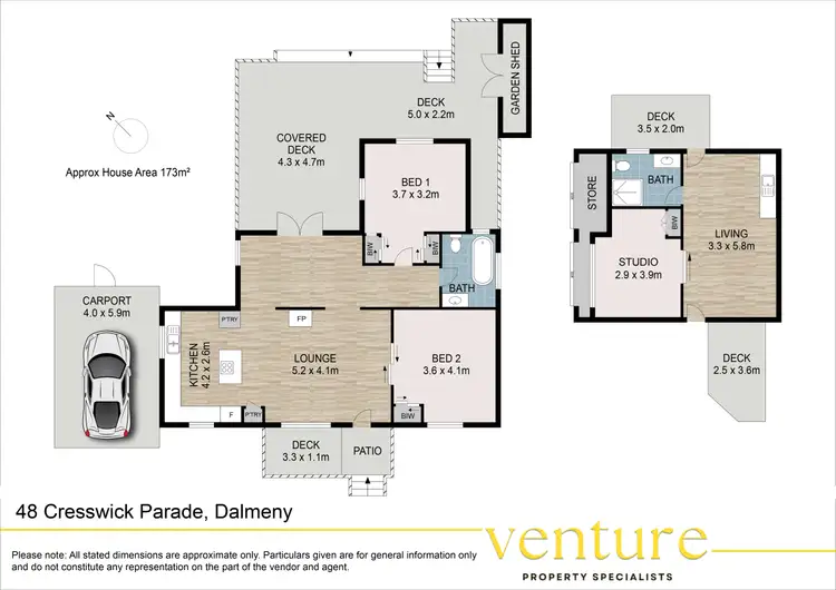 Floorplan of Homely house listing, 48 Cresswick Parade, Dalmeny NSW 2546