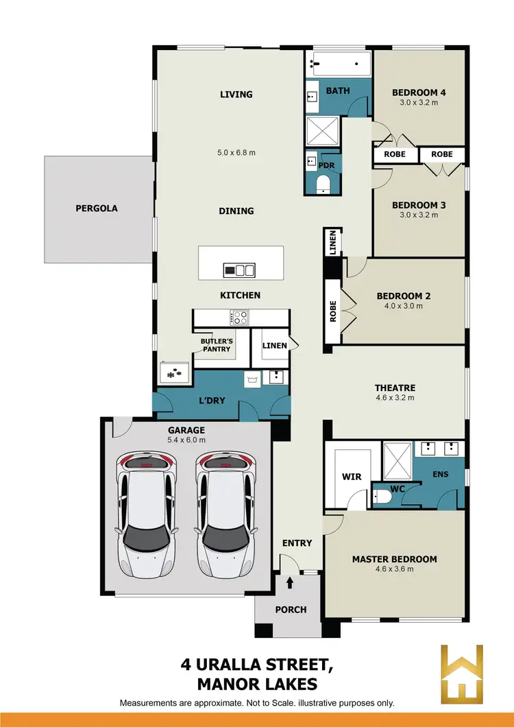 Floorplan of Homely house listing, 4 Uralla Street, Manor Lakes VIC 3024